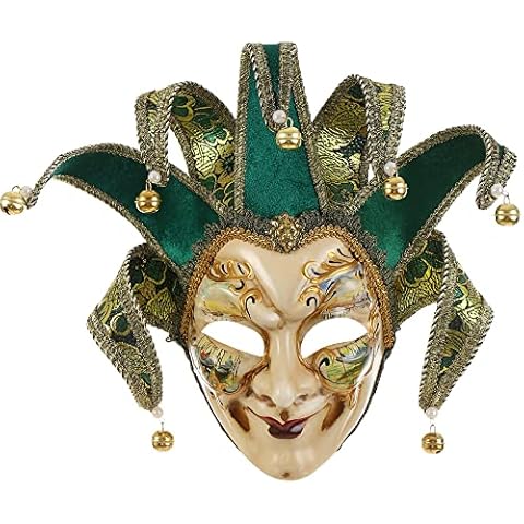 Quligeta Decorative Venetian Jester Mask Cover