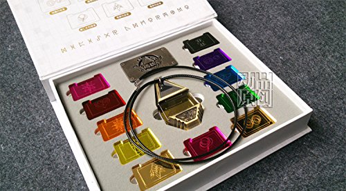 Ver.3 Necklace Pendant Cosplay Tag Crests Courage Friendship Hope Love Light Honest Badge Charm Collection Box4
