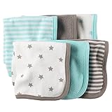 Carter's Unisex Baby 6-Pack Washcloths (Blue Multi)
