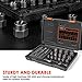 THINKWORK Damaged Screw Extractor Set, 2-21mm, 39-Piece Broken Bolt Extractor Kit, 3/8