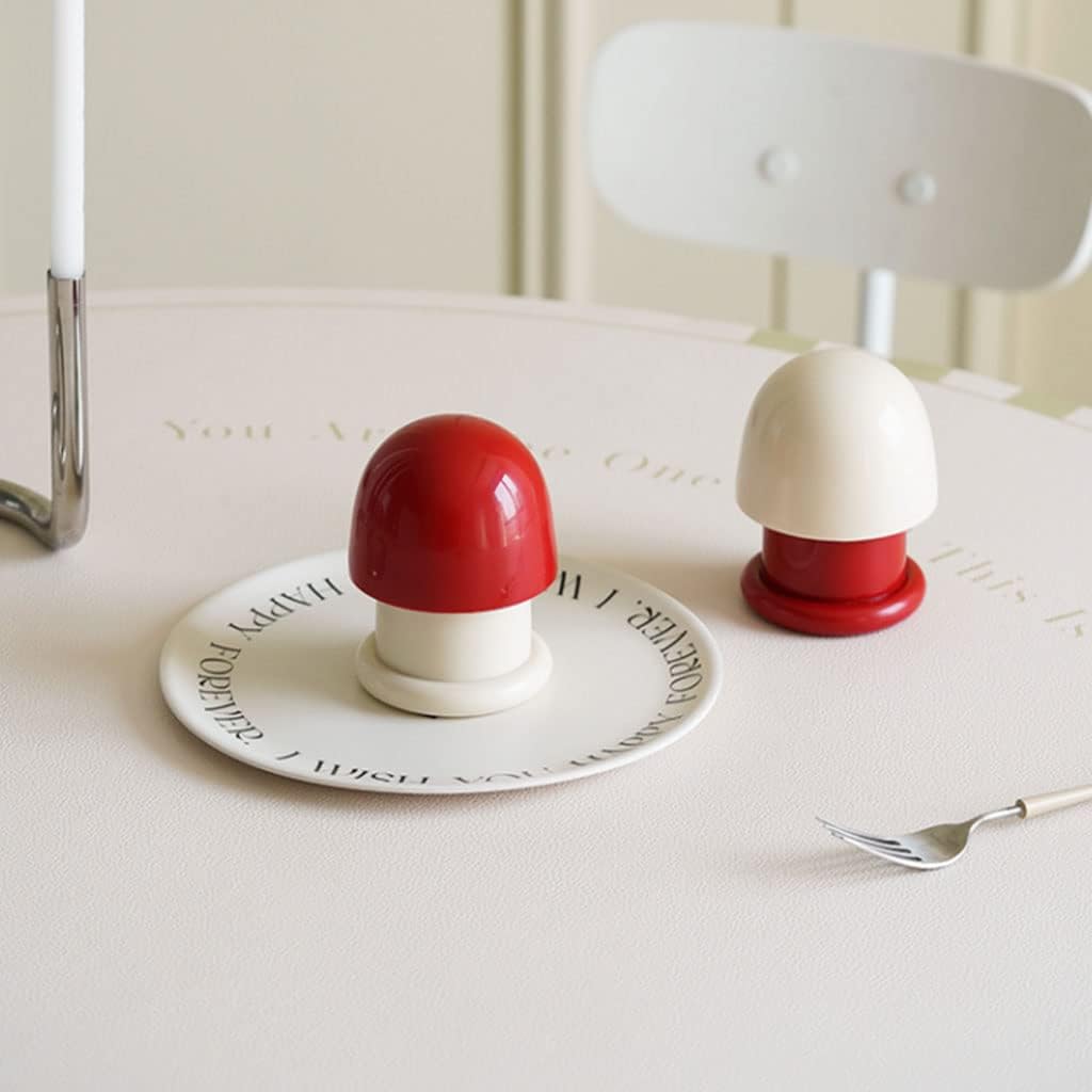 Fashion Desktop Toothpick Holder Plastic Creative Mushroom Toothpick Dispenser Reusable Portable Toothpick Container Home Hotel Chic