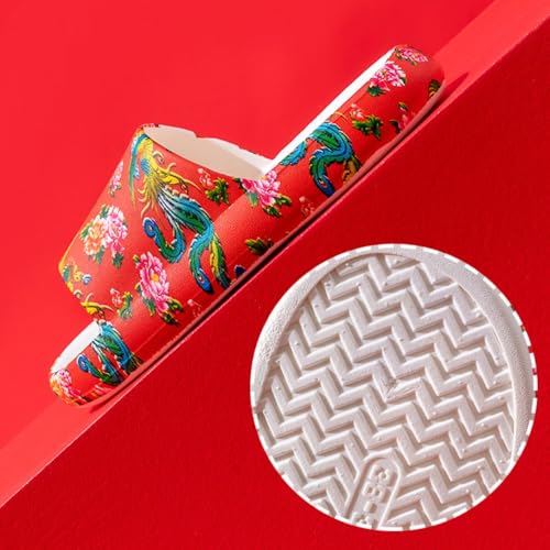 Premium Comfort Chinese Festive Slides Sandals Summer Slippers For Men Yoga Mat Flip Flops Indoor Outdoor Footwear3