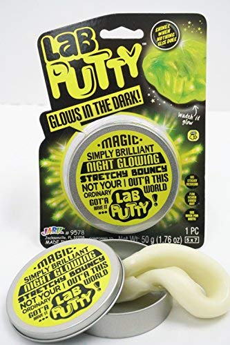 JA-RU Lab Putty Glow in The Dark Super Bright Night (1 Unit) Rechargeable Putty Best Thinking Smart  - //coolthings.us