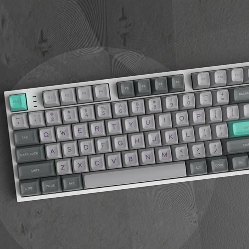 Image of Guffercty kred SA Profile PBT Keycaps,170 Set Double Shot Durable Keycaps for Custom Mechanical Keyboard Mod Fit 60% 100% Layout for Gamers Typists (Hyper Fuse)