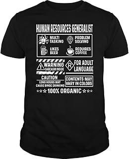 Human Resources Generalist Multitasking Problem Solving Job Title - Unisex Tee Black