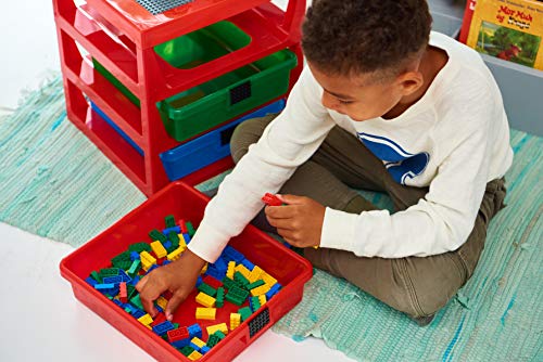 Room Copenhagen 40950001 Lego 3-Drawer Plastic Storage Rack System thumb #9