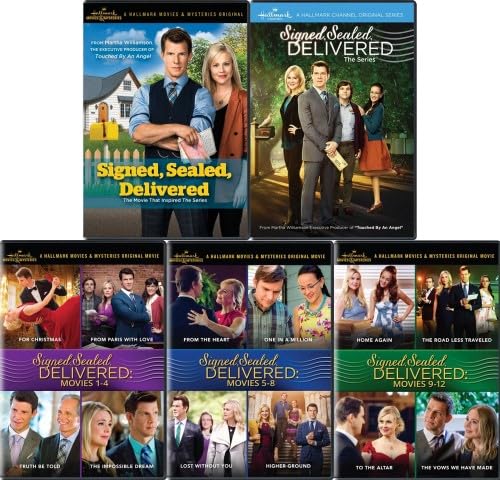The Complete Hallmark Signed, Sealed, Delivered Collection: The Pilot Movie, Complete Weekly TV Series & All 12 Feature-Length Movies (For Christmas, From Paris with Love, Truth Be Told, The Impossible Dream, From the Heart, One in a Million, Lost Without You, Higher Ground, Home Again, The Road Less Traveled, To the Altar, The Vows We Have Made (DVD)