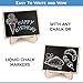 20+1 pcs Wood Mini Chalkboard Sign with Easel Stand Special Event Decorations, Table Numbers Plants, Weddings Place & Birthday Parties Cards, Blackboard for Message Board Signs