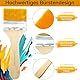 Hengxinchen 25 Stück Malerpinsel-Set Klein, 1.3/2.2/2.5/5.5 cm Lasurpinsel Lackpinsel Flachpinsel, Profi Paint Brush für Kunst Malerei, DIY Malerbedarf mit Kompaktgriffen