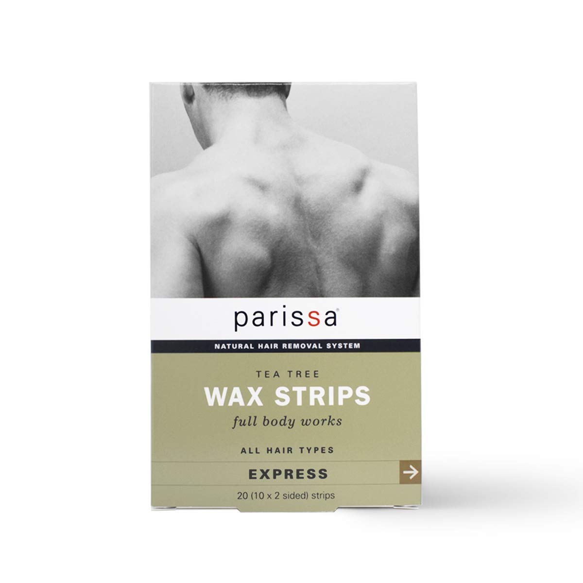 Parissa Men's Wax Strips & 8 Ml aftercare oil, 20Count (Pack Of 3)