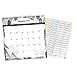 Ebony and Ivory | 2024 12 x 12 Inch Monthly Square Wire-O Calendar | Sticker Sheet | BrownTrout | Stationery Planning