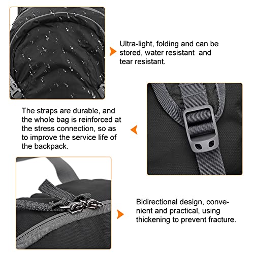 Mochila deportiva plegable 40L resistente al agua miniatura 7
