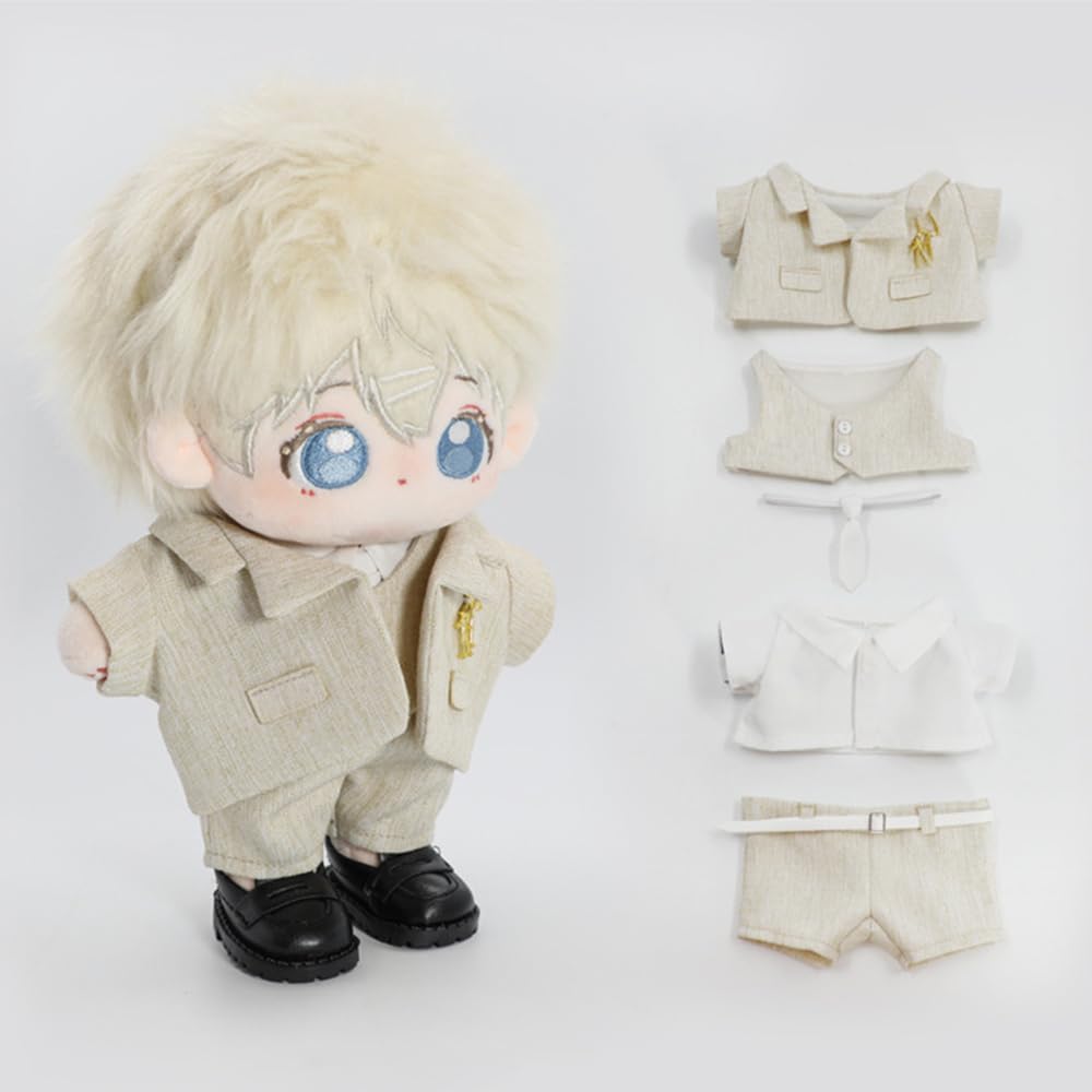 Amazon.co.jp: 20 cmぬいぐるみ英倫風スーツに着替え5点セット（ベスト
