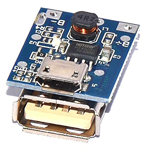 Image of 5V 1A Boost Step Up Power Supply Module Lithium Battery Charge Protection Board 134N3P DIY Charger LED Display USB and Micro Port