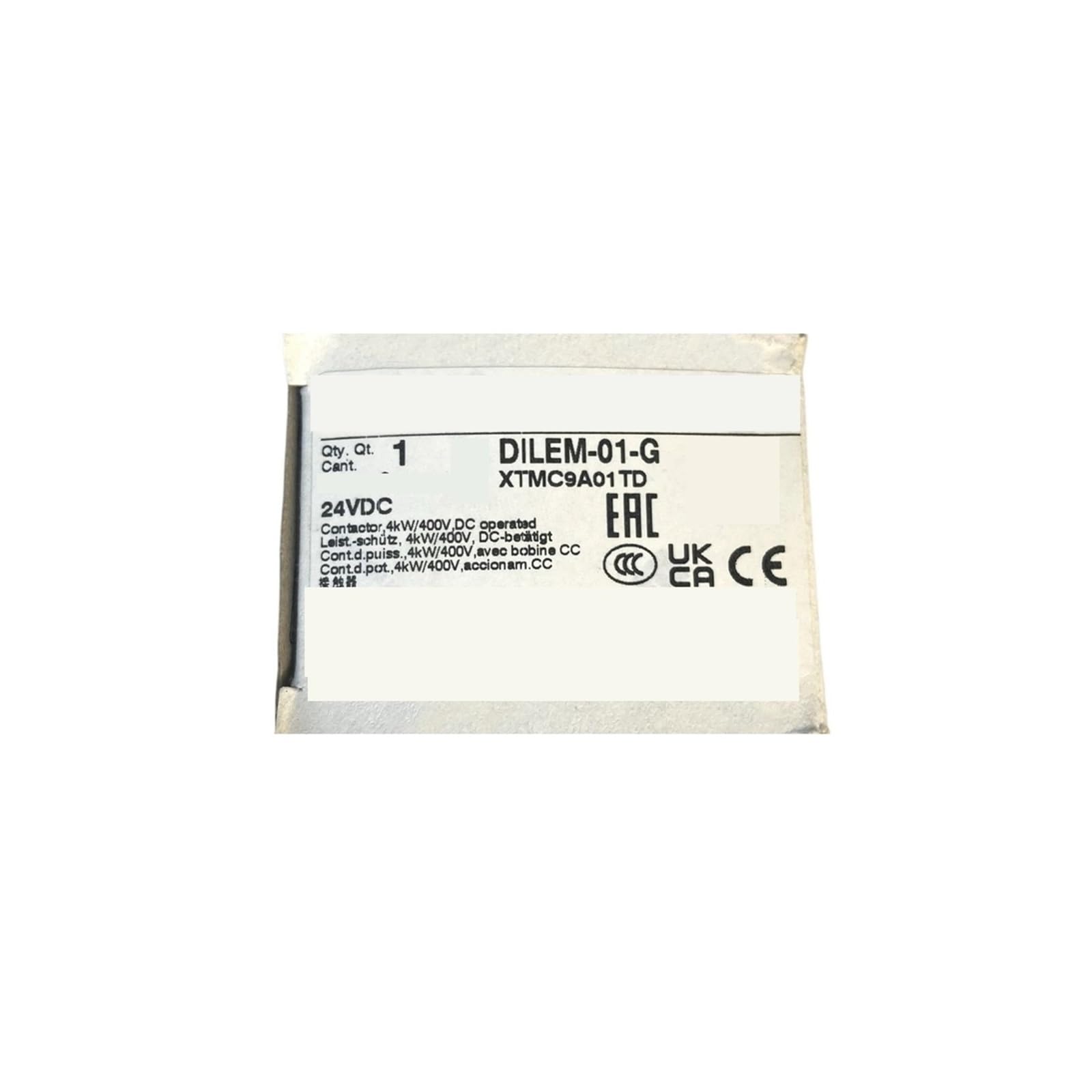 PORJGJDF DC Contactor DILEM-01-G 24VDC
