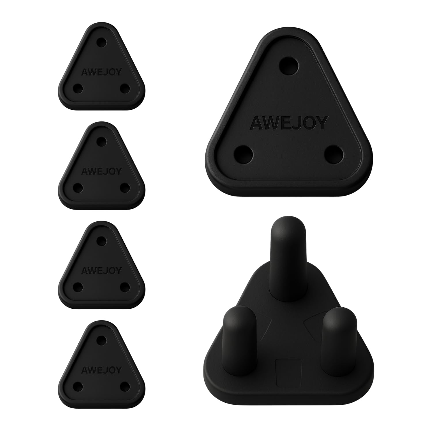 AWEJOY Baby Safety Electric Socket Plug Cover | Switch Board Cover for Kids | Socket Cover| Plug Protector | Child Proofing Products | Power Socket Cover - Pack of 6 (5Ax5, 15Ax1, Black)-image-29