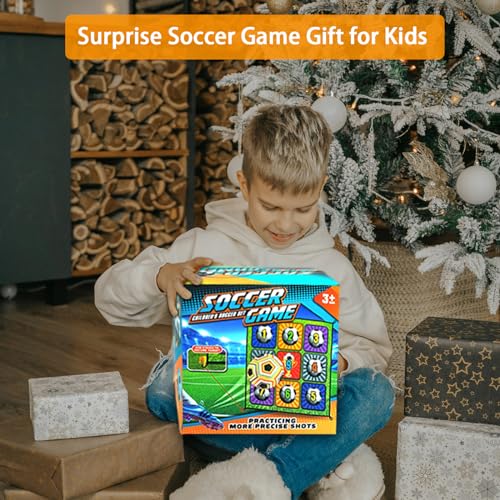 Enjoyfly SOCCER Ball Game Mat Set -Outdoor/Indoor/Backyard/Mini Soccer Toys Games Set,Outdoor Play Equipment Indoor Soccer Set,Gift thumb #5