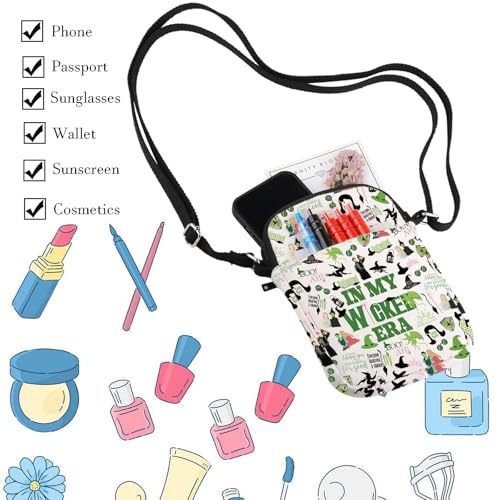 WCGXKO Musical Lover Gift For Best Friend Because I Knew You I Have Been Changed For Good Canvas Crossbody Bag3