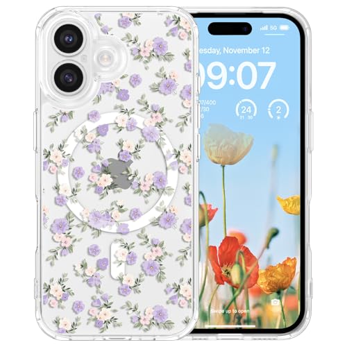 RALEAVO iPhone 16 PluspP[X MagSafeΉ NA ԕ fUC L[g ̎qp p X }Olbg n[hobN ϏՌgѓdbP[X iPhone 16 PluspẢ