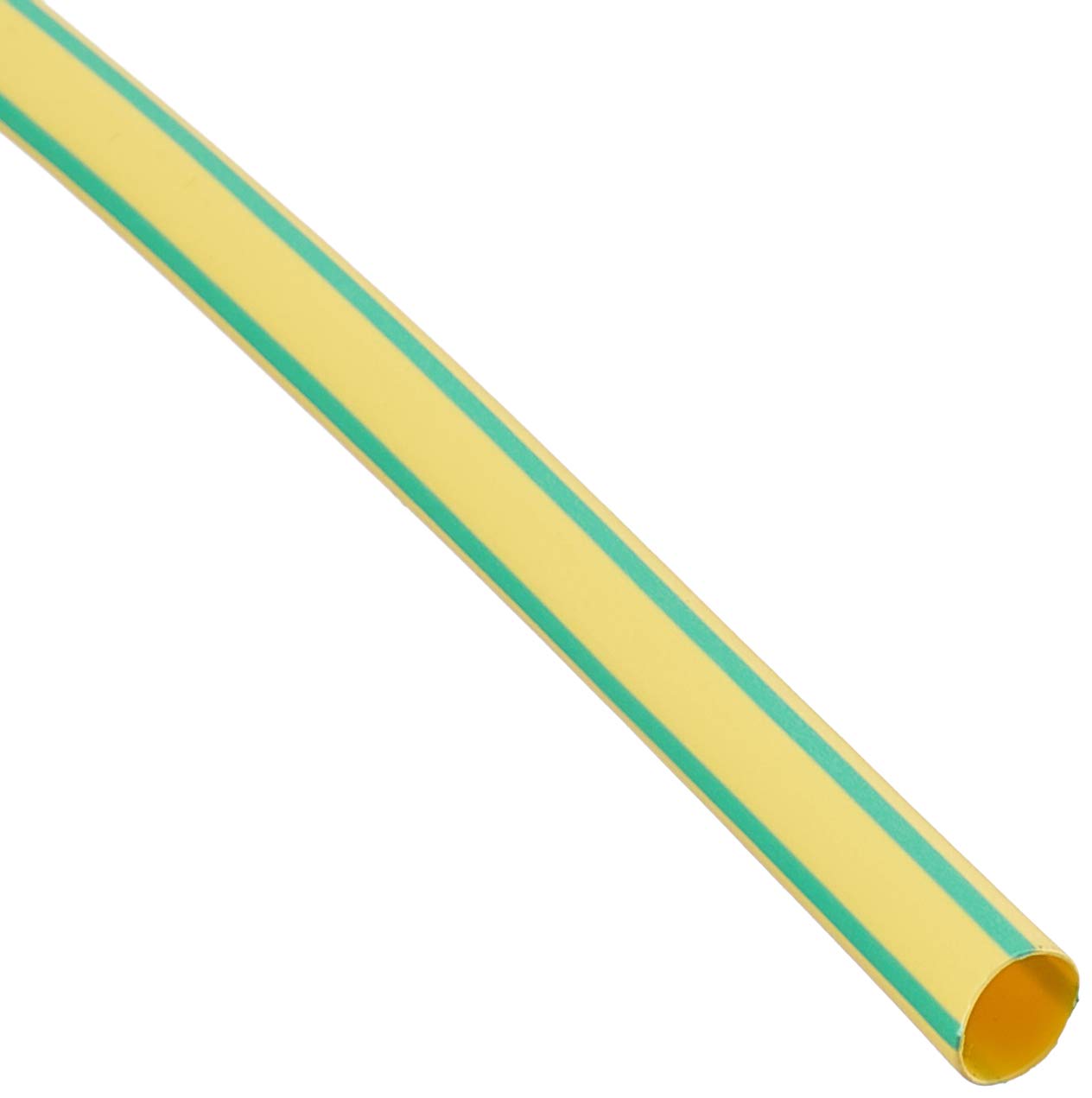Pro Power 15091 2:1 Nor mal Wall Fla me Retardant Heatshrink Tubing, 3.2 mm x 5 m, Green/Yellow