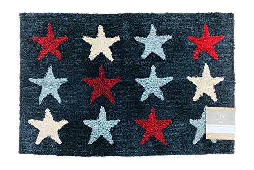 Tapete decorativo liv con motivos patrióticos 20x30 pulg