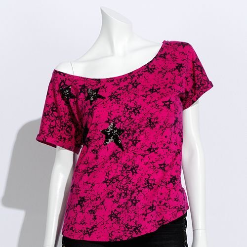 Authentic Icon Junior Girl's Sequin Star Top (XSmall 0-2)2