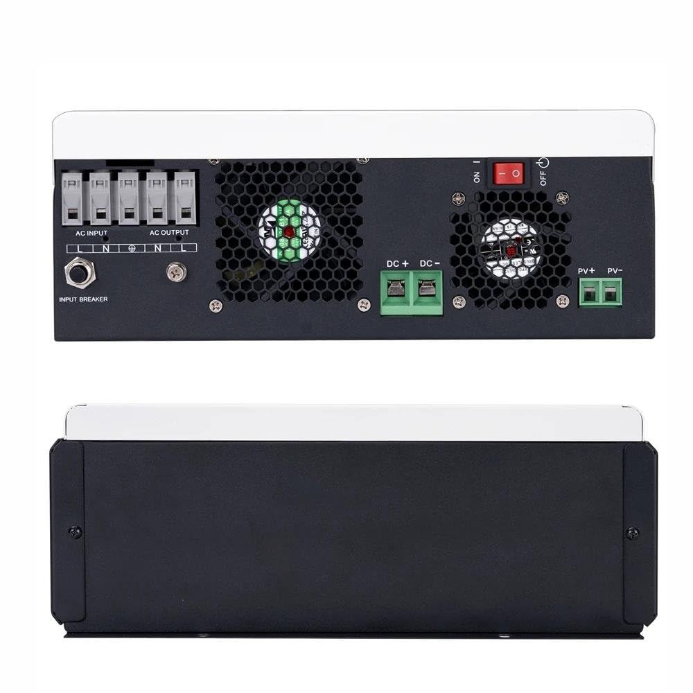 Convertisseur Onduleur Solaire Hybride Domestique 3kw 24V MPPT 80A PV145V Onde Sinusoïdale Système Solaire Hors Réseau Moniteur WiFi Onduleur(MP1900 HM 3KW-WiFi)
