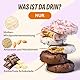 FitnesSHOCK Protein Donut Kekse-Biskuit mit Streuseln, 12g/17% Eiweiß ohne Zuckerzusatz ballaststoffreicher Snack mit Vanille Füllung Palmölfrei - Mix Box: Schoko, Vanille, Himbeere 9x70g
