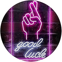 Amazon.com: ADVPRO Good Luck Hand Dual Color LED Neon Sign