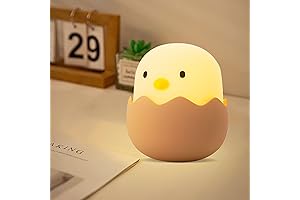 Cute Eggshell Night Light, Dimmable Nursery Nightlight