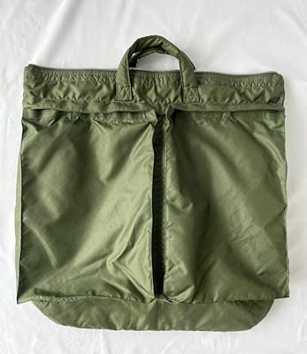 60s米軍 ヘルメットバッグ 実物US Armyミリタリー アルミzip | www