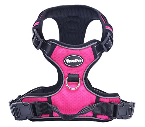 EXPAWLORER Best No-Pull Dog Harness - Reflective Outdoor Adventure Pet Vest with Handle¡­