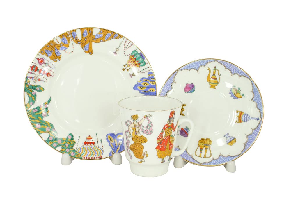 Lomonosov Porcelain Bone China Cup Set May Ballet Scheherazade 5.6 oz/165 ml