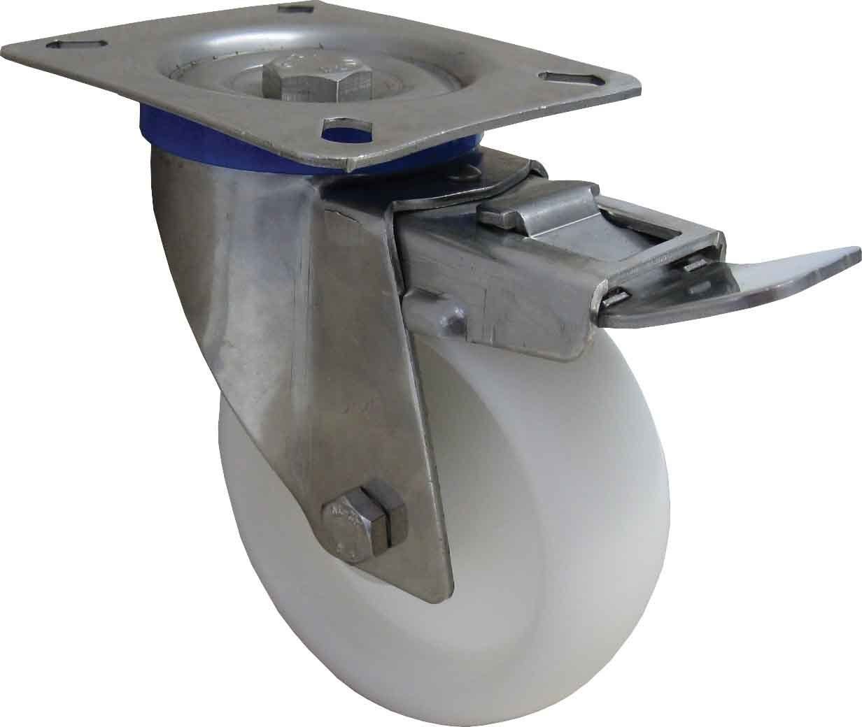 1 X Polyamid Bremsrolle 150 Mm Transport Schwerlast Lenkrolle ISO 9001