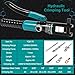 Brileine 10-Ton Hydraulic Crimping Tool with 9 Dies - Battery Cable Crimper Tool & Wire Rope Crimping Tool for 12 AWG to 2/0 AWG, 1/16