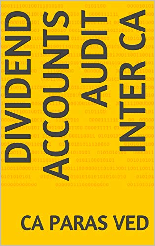  DIVIDEND ACCOUNTS AUDIT INTER CA (English Edition)