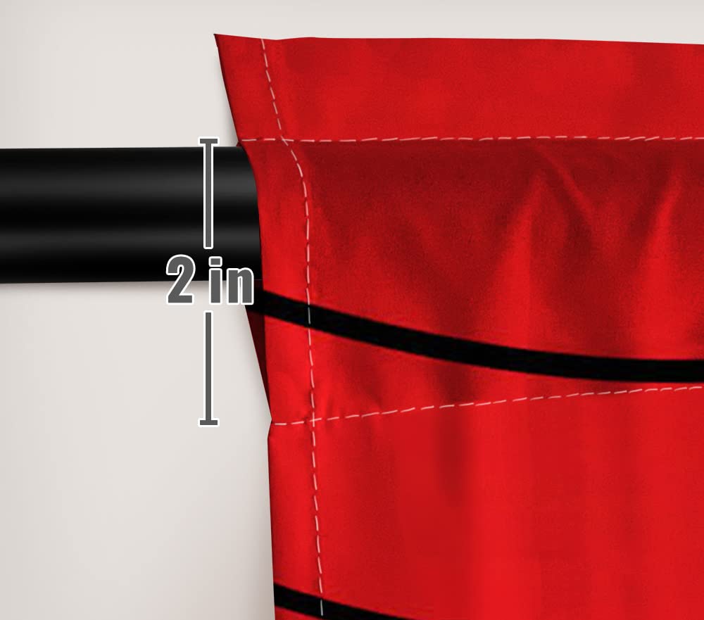 Allenjoy Cortinas Rojas de Tela de araña de superhéroe para niños, habitación de bebé, Dormitorio, guardería, decoración para el hogar, Oficina, decoración Opaca, Tela Duradera, Lavable a máquina, 82