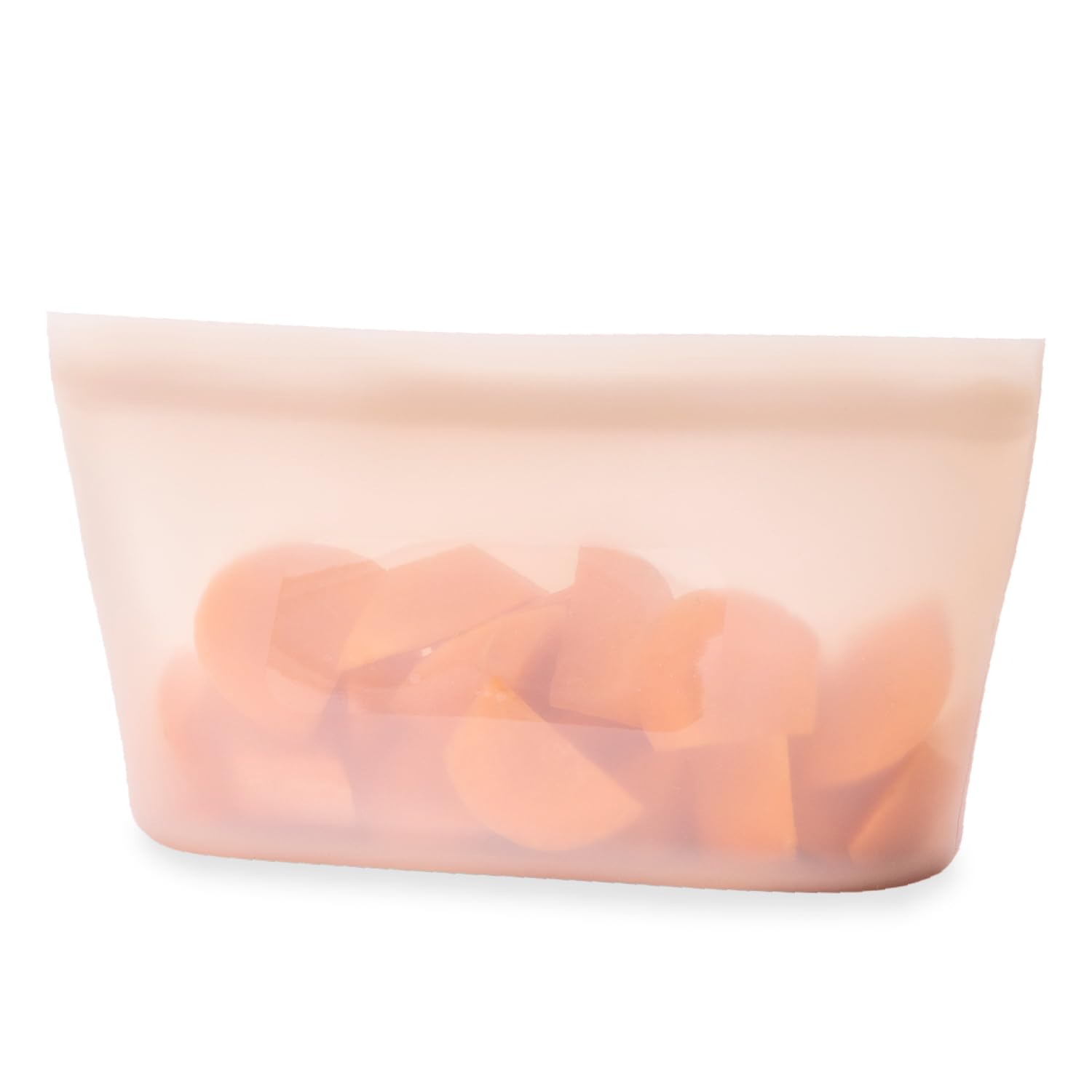 Amazon｜貝印 KAI シリコーン保存バッグ 自立型 450ml ベージュグレー