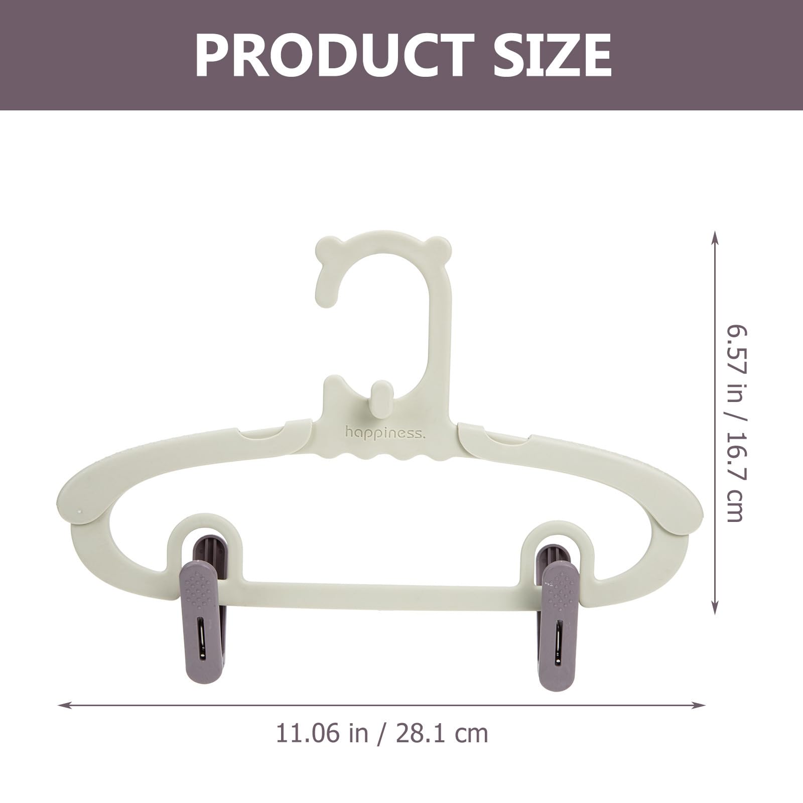 Sosoport Perchas Ajustables para Ropa Infantil con Pinzas Amarillas Resistentes y Extensibles para Colgar y Secar Prendas de Niña el Hogar