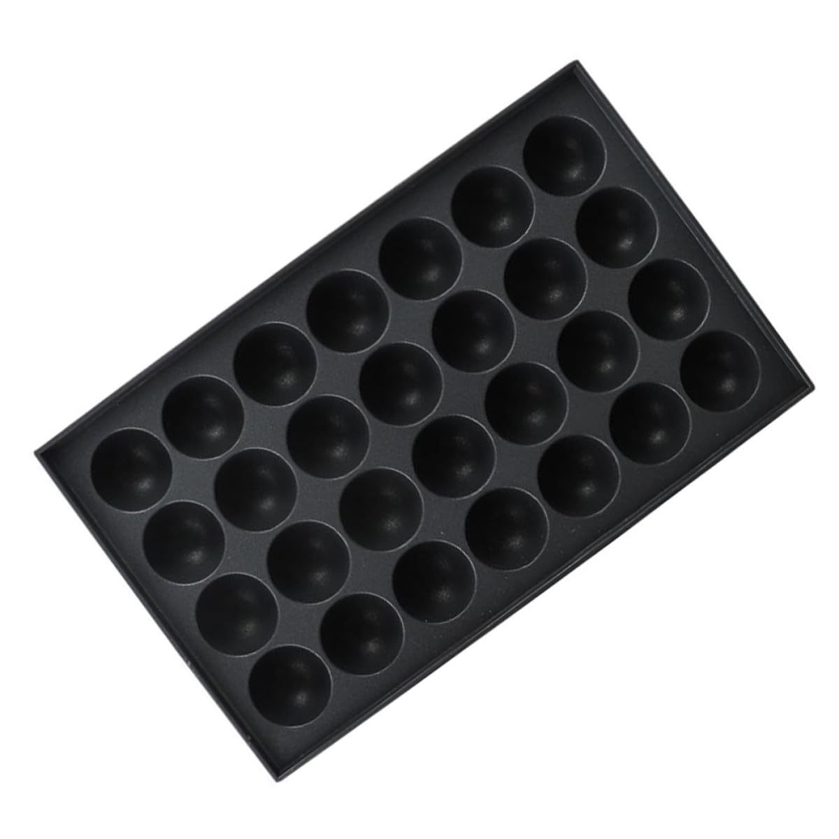 Aluminium Backblech mit 28 Mulden Antihaft Blech für Oktopus Fleischbällchen und Eier Backform für Takoyaki und Snacks im Haushalt