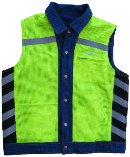 Image of Missing Link Lawless Reversible Denim Safety Vest