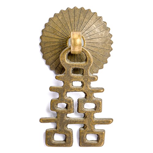 Hardware Philosophy Abundant Happiness Pulls 2.2 Inches - Set of 2 - Architectural, Interior Design, Furniture Cabinet Customization Hardware