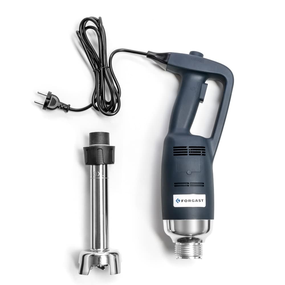 Batidora de mano | Longitud del brazo 25 cm | Ideal para sopas, salsas, pastas y cócteles | Apta para ollas de hasta 10 l | 20.000 rpm | Robusta carcasa de plástico | Potencia 350W