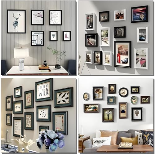 Image of 353PCS Picture Hanging Kit,Picture Hangers Heavy Duty Picture Hanging Hooks with Screws,Picture Frame Hooks Heavy Duty Picture Framing Supplies Kit for Picture Hanging(7 Types)