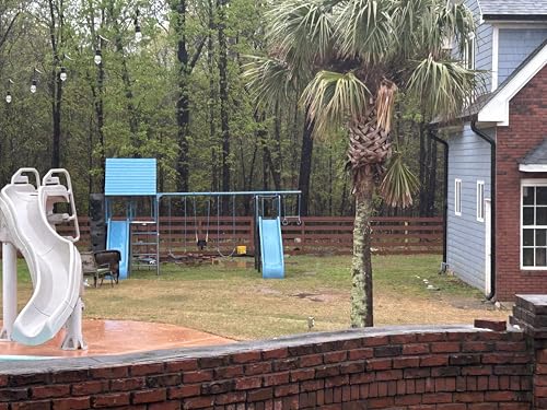 Lifetime 91326 Big Stuff Jay Blue Double Slide Deluxe Swing Set