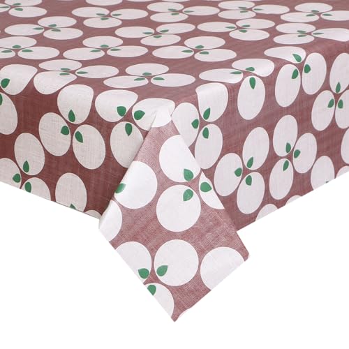 Image of Dakshya Industirs PVC Waterproof Table Cover 36x54 Inch Floral Printed Center Table Cover Washable Plastic Table Sheet Oilproof Dining Table Cover for Coffee Table Living Room Home (Premium Leaf)