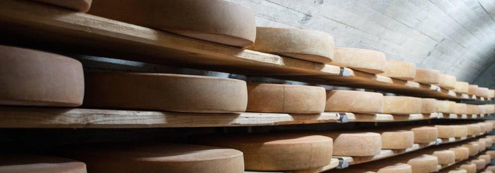 Almgourmet - Bergkäse aus Österreich - 2 Stück je 500g - 6 Monate gereift - Leckerer Bergalmkäse mild im Geschmack