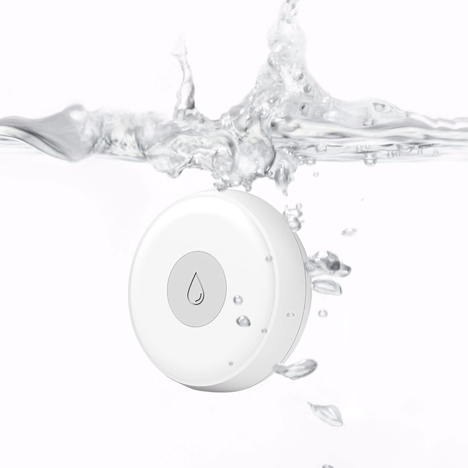 ZYWUOY Capteur d'eau intelligent, capteur d'eau sans fil, plusieurs modes de température pour maison intelligente, détecteur d'inondation et de fuite