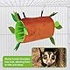 5-teiliges Hamster-Hängematten-Set für Sugar Glider – Käfigzubehör und Spielzeug für Kleintiere Enthält Hängematte, Versteck, Tunnel, Schaukel – ideal für kleine Hamster, Rennmäuse und Sugar Glider