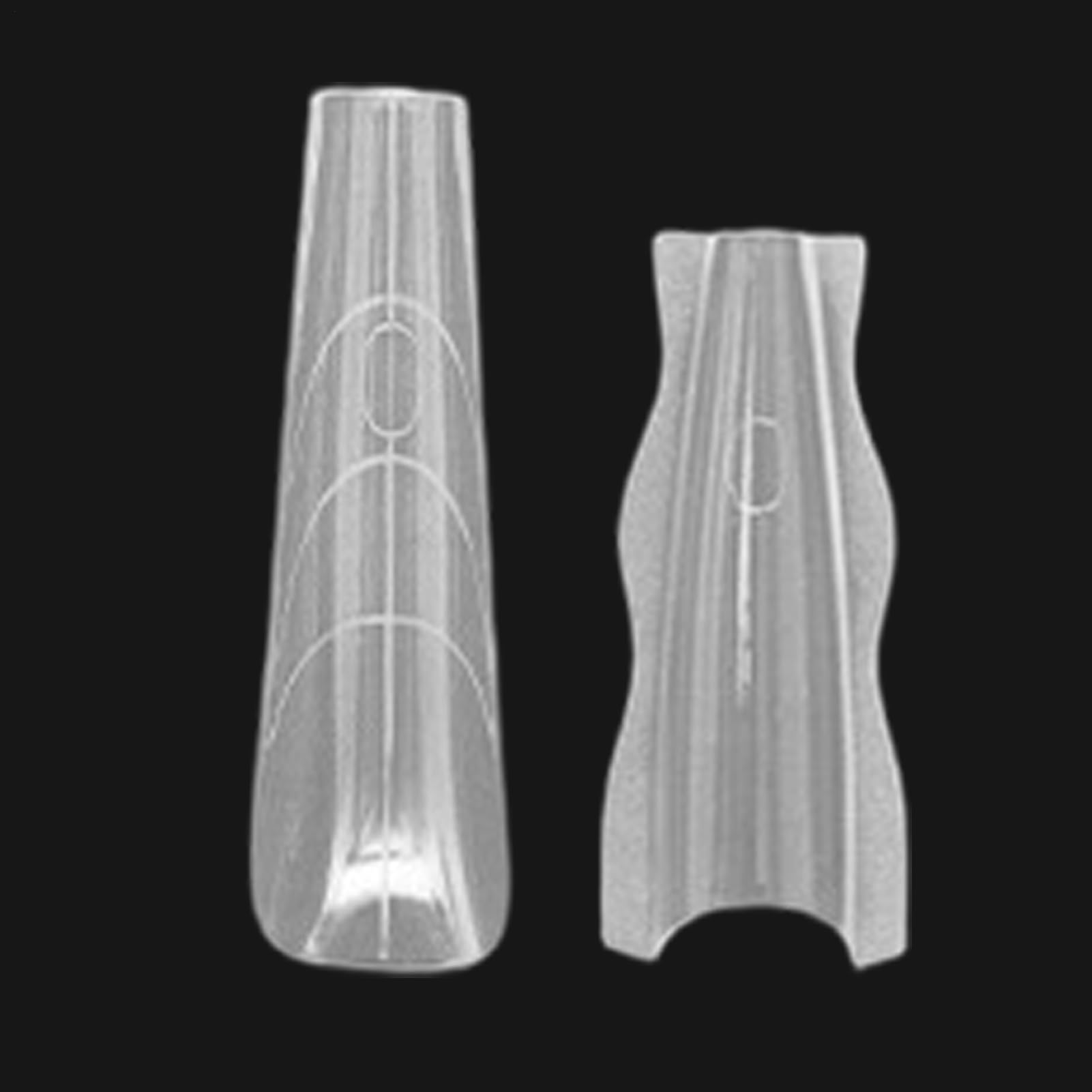 Forme Per Allungamento Unghie 180 Pezzi - Forme A Sandwich Senza Cartucce Per Allungamento Rapido, In ABS A Tipologia Trapezoidale E Mandorla, Strumenti Per Manicure Per Casa E Salone